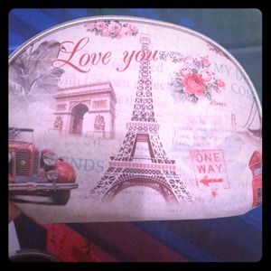 Make up Pouch Paris Vintage print